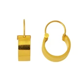 22 Ayar Klasik Halep Altın Küpe - 1