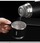 Kişiye Özel Isimli 500 ml Paslanmaz Çelik Bardaklı Termos, Çay Kahve Termos,piknik Kamp Ofis Mug - 3