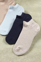 5 Çift Unisex Kısa Çorap | Extra Soft Unisex Pamuklu Patik Çorap - 3
