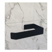 Risingmaber Metal Mat Siyah Yapışkanlı Tuvalet Kağıtlık ve Kağıt Havluluk İkili Set - 6