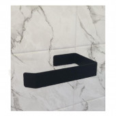 Risingmaber Metal Mat Siyah Yapışkanlı Tuvalet Kağıtlık - 2