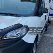 Fiat Doblo Batman Yarasa Ayna Kapağı Piona Black 2009 - 2022 Arası Kasalara Uyumlu 2 Adet D3 - D4 - 9