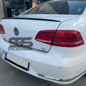 Volkswagen Passat B6 - B7 - B8 Type 2006 - 2020 Uyumlu Bagaj Üstü Spoiler Piano Black - 5