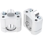 2 Parça Motosiklet Gidon Yükselticil 22 mm. 28 mm Nikel Takım thumbnail 3