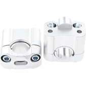 2 Parça Motosiklet Gidon Yükselticil 22 mm. 28 mm Nikel Takım thumbnail 1