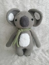Atkılı Koala Amigurumi Organik Oyuncak - 1