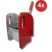 Mulpex Paslanmaz Metal Mekanizmalı Mop Sıkma Yedek Pres x 4 Adet - 1