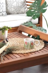 Flower | El Yapımı Seramik Kupa Fincan Bardak Mug Seramik Double Türk Kahve Fincanı - 2