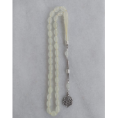 Kedi Gözü Tesbih,karanlıkta Parlayan Gece Yanan Fosforlu Tespih,metal Püskül Kazaz Modeli - 4