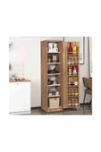 ZEYTUN Ceviz Çok Amaçlı 165 Derece Açılabilir Tek Kapaklı Kiler Mutfak Dolabı - 1