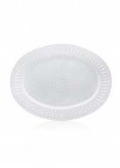 The Mia Grande Servis Tabağı Beyaz 41x31 cm - 2