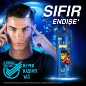 Clear Men Legend By CR7 Cristiano Ronaldo Kepeğe Karşı Etkili Şampuan 350ML - 3