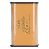 S-link V92 9200mAh PD22.5W + QC3.0 USB+Type-C Gri/Sarı LCD Şeffaf Taşınabilir Pil Şarj Cihazı Powerbank - 5