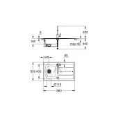 Grohe Bau K200 Eviye ve Batarya Seti - 31562SD0 - 2