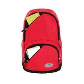 Vegmann Orion Unisex Kırmızı Günlük Okul Sırt Çantası - 10