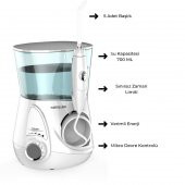 WaterPulse V600G Water Flosser Profesyonel Masajlı Diş/ Protez Bakım ve Ağız Duşu - 2