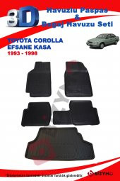Toyota Corolla Efsane Kasa 1993-1998 Paspas ve Bagaj Havuzu Seti - 2