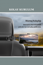 Fuchsia Dikiz Aynası Uyumlu Çok Açılı Telefon Tutucu - 4