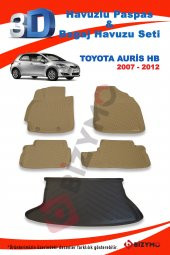 Toyota Auris Hb 2007-2012 Bej Paspas ve Bagaj Havuzu Seti thumbnail 2