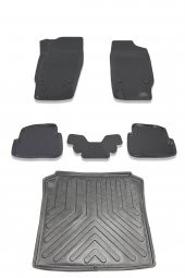 Skoda Fabia Stw 1999-2008 Havuzlu Paspas ve Bagaj Seti Bizymo - 1