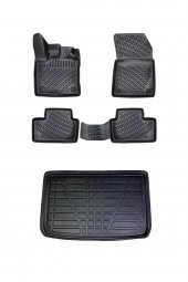 Renault Captur 2020+ 3D Havuzlu Paspas ve Alt Bagaj Havuzu Seti - 1