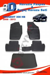 Peugeot 308 Hb 2008-2013 Paspas Ve Bagaj Havuzu Seti - 2
