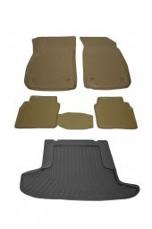 Opel İnsignia Yeni Cepli 2017+ Bej Havuzlu Paspas ve Bagaj Seti Bizymo thumbnail 1