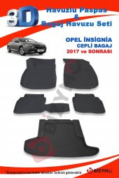 Opel İnsignia Cepli 2017 Ve Sonrası Paspas ve Bagaj Havuzu Seti - 2