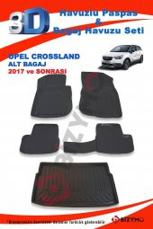 Opel Crossland Alt 2017 Ve Sonrası Paspas Ve Bagaj Havuzu Seti - 1