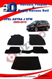 Opel Astra J Stw 2009-2015 Havuzlu Paspas ve Bagaj Seti Bizymo - 2