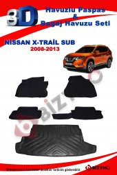 Nissan X-Trail Suv 2008-2013 Havuzlu Paspas ve Bagaj Seti Bizymo - 2