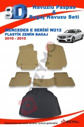 Mercedes E Serisi W212 Sedan Plastik 2010-2015 Bej Paspas ve Bagaj Havuzu Seti - 2