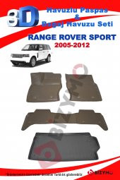 Land Rover Sport 2005-12 Bej Havuzlu Paspas ve Bagaj Seti Bizymo - 2