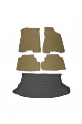 Kia Sportage 2005-2009 Bej Havuzlu Paspas ve Bagaj Seti Bizymo thumbnail 1