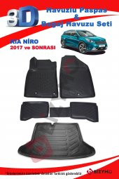 Kia Niro 2017 Ve Sonrası Paspas Ve Bagaj Havuzu Seti - 2