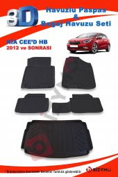 Kia Ceed 2012-2018 Paspas Ve Bagaj Havuzu Seti - 2