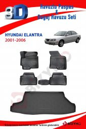 Hyundai Elantra 2001-2006 Paspas Ve Bagaj Havuzu Seti Bizymo - 2