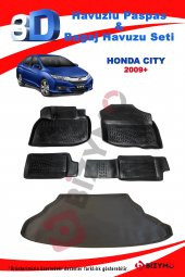 Honda City Sedan 2009+ Havuzlu Paspas ve Bagaj Seti Bizymo - 2