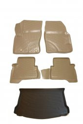 Ford Kuga Suv Bej 2008-2012 Havuzlu Paspas ve Bagaj Seti Bizymo thumbnail 1