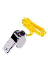 Metal Düdük Renkli Ipli Deprem Düdüğü 5 Adet - 2