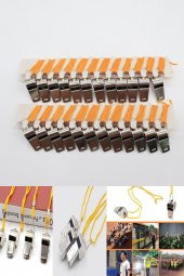 24 Adet Yüksek Ses Desibel Arama Kurtarma Deprem Bölgesine Uygun Paslanmaz Çelik Sağlam Metal Düdük - 3