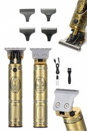 V-085 T-bıçak Komple Vucüt Kılı Traş Saç Ense Sakal Çizim Epilasyon Öncesi Tıraş Makinesi - 1