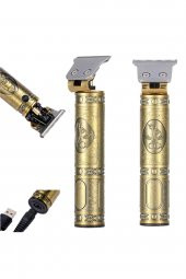 Hk-34 T-bıçak Komple Vucüt Kılı Traş Saç Ense Sakal Çizim Lazer Epilasyon Öncesi Tıraş Makinesi Usb - 2