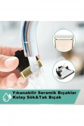 Pet-66 Yeni Model Çift Bataryalı Şarjlı Kedi Köpek Tıraş Makinesi Pet Traş + Yedek Batarya Hediyeli - 1