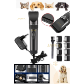 Pet-66 Yeni Model Çift Bataryalı Şarjlı Kedi Köpek Tıraş Makinesi Pet Traş - 2