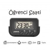 Öğrenci Saati - Kronometreli Ders Çalışma Saati - Dijital Masa Saati - 1