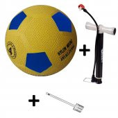 FB Fenerbahçe Maç Topu Futbol Topu Kauçuk + Pompa + Şişirme İğnesi Kanarya Top - 1