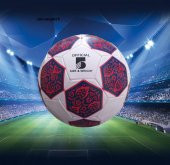 Şampiyonlar Ligi Özel Tasarımı Dikişli Futbol Topu Maç Topu Halı Saha Çim Saha 5 No Yetişkin ve Genç - 1