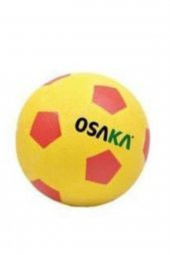 4 Numara Kauçuk Futbol Topu - Sarı Kırmızı - 1