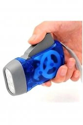 Deprem Çantası Feneri Dinamolu Şarjlı Led El Feneri Pilsiz çalışan - 1